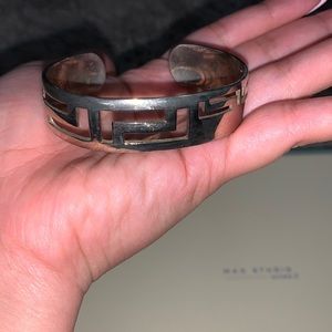 Silver Cuffed Bracelet